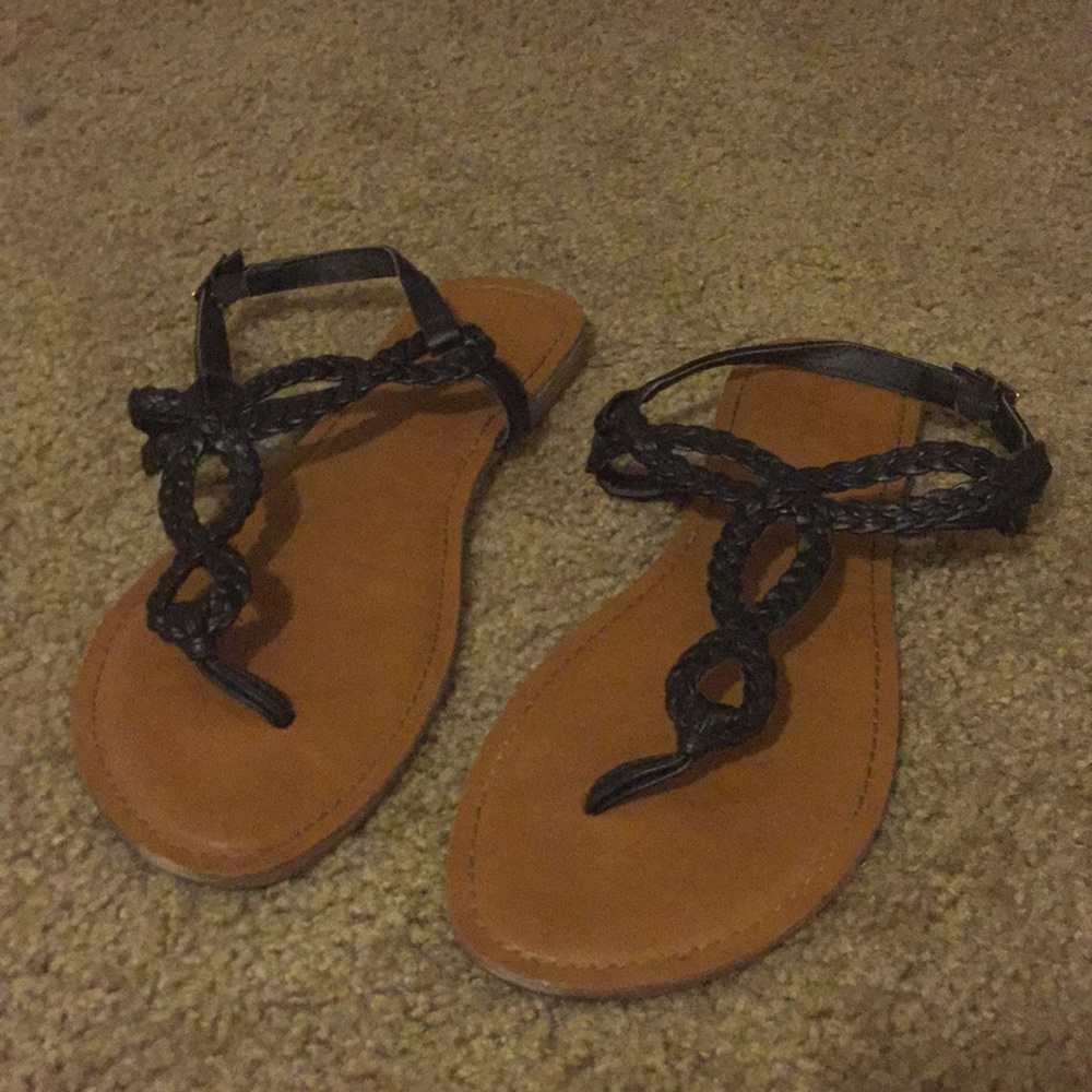Black sandals